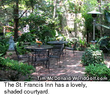 The St. Francis Inn B&B - Courtyard