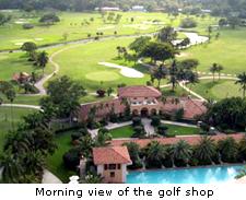 Morning View in the Golf Shop